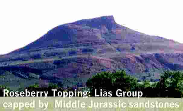 Description: Description: Description: Description: Description: Description: Description: Description: Description: Roseberry Topping: Middle Jurassic deltaic sandstones capping the Lower Jurassic Lias Group 